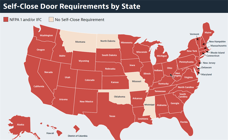 Self-Close Door Requirements by State Self-Close Door Requirements by State